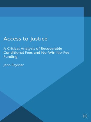 cover image of Access to Justice